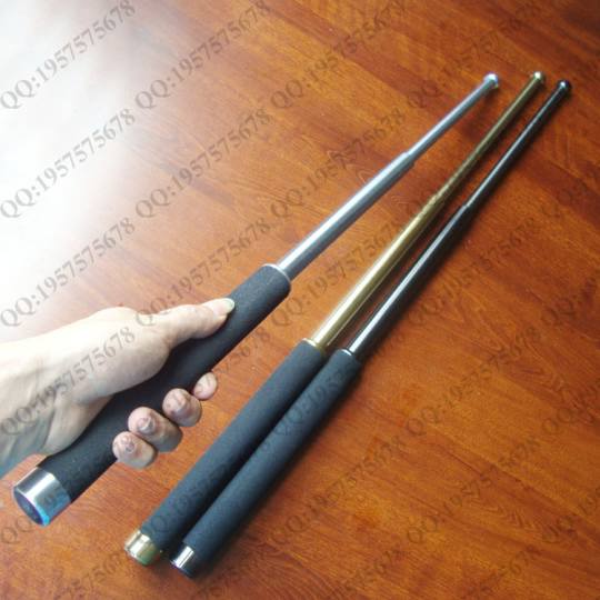 狐狸伸缩棍 FOX伸缩棍 中国名牌 防身用品 户外防身工具 银色