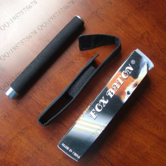 狐狸伸缩棍 FOX伸缩棍 中国名牌 防身用品 户外防身工具 银色